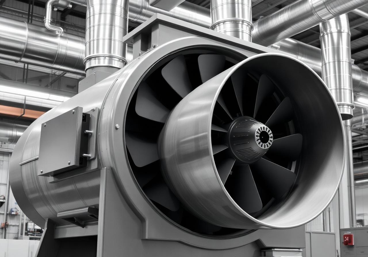 Industrial commercial blower fan